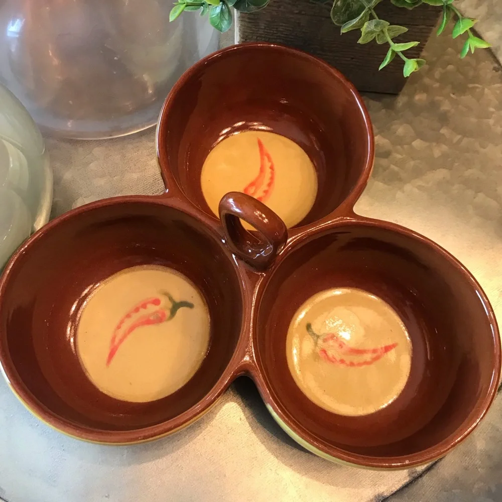 Sur La Table Triple Condiment Server
